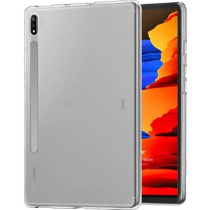 Samsung Galaxy Tab S7 Plus T970 Kılıf Transparent Soft Beyaz