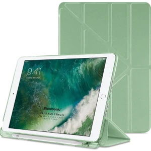 Apple iPad 9.7 2017 Kılıf (A1822-A1823) Origami Pencil Açık Yeşil