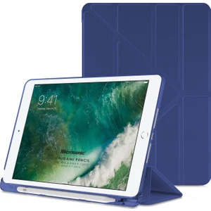 Apple iPad 9.7 2017 Kılıf (A1822-A1823) Origami Pencil Lacivert