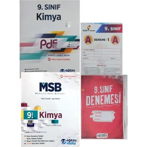 Eğitim Vadisi Yayınları 9.Sınıf Kimya PDF + MSB + Deneme