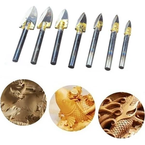 Rox Wood  0065 Gravür Ahşap Oyma Seti 6 mm Sap 7 Parça