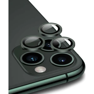 Apple iPhone 12 Mini Profesyonel Kamera Lens Koruma Camcov Koyu Yeşil