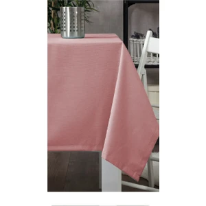Zeze Home Pembe Dertsiz Leke Tutmaz Duck Kumaş Masa Örtüsü