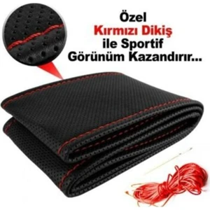 Ford Courier Kırmızı Dikme Direksiyon Kılıfı