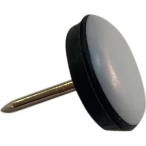 Çivili Teflon Ezilmez Masa Sandalye ve Koltuk Keçesi Zemin Koruyucu Gri Renk 4 Adet 25 mm