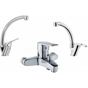 Mutfak Eviye Bataryası Lavabo Musluğu Banyo Armatürü  Set