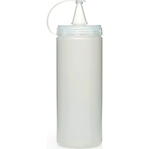 4'lü Şeffaf Sos Şişesi Yağlık Sirkelik Sosluk- 400 ml