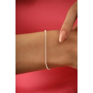 Ninova Silver Halat Model Gümüş İtalyan Bileklik