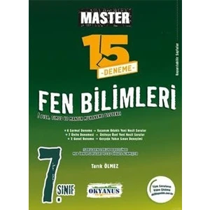 Okyanus Yayınları 7. Sınıf Master 15 Fen Bilimleri Denemesi