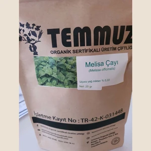 TEMMUZ ORGANİK Melissa Çayı 25 gr