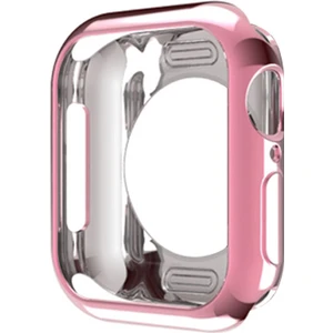 Apple iWatch Uyumlu 4-5 40 mm 360 Koruma Ultra Slim Silikon Kılıf AL-32616