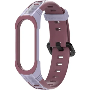 Mijobs Xiaomi Mi Band 5-4 Çift Renk Kayış Kordon AL-32643