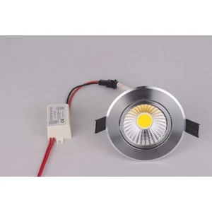 5 Watt Cob LED Spot Krom Kasa Beyaz Işık