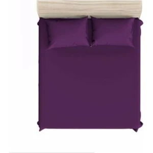 Zambak Home Mor 100 x 200 cm Pamuklu Tek Kişilik Lastikli Çarşaf Seti