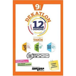 Ankara Yayıncılık 9.Sınıf Tarih Dekatlon 12 Deneme