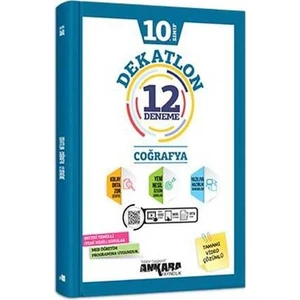 Ankara Yayıncılık 10.Sınıf Coğrafya Dekatlon 12 Deneme