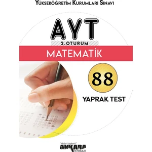 Ankara Yayıncılık AYT Matematik Yaprak Test