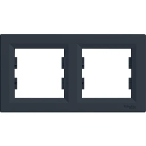Schneider Electric EPH5800271 Asfora Plus Antrasit İkili Çerçeve Yatay