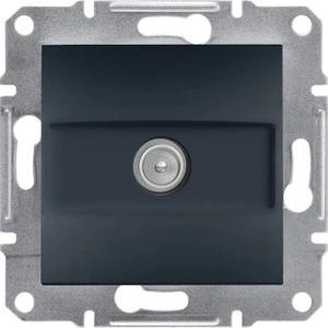 Schneider Electric Schneider Asfora Plus- Tv Konnektörü (1db), Çerçevesiz, Antrasit EPH3200171