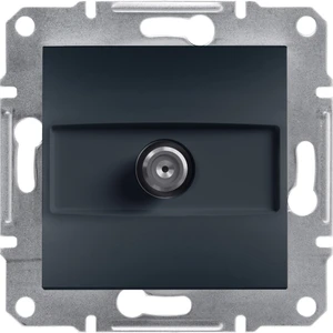 Schneider Electric Schneider Asfora Plus- Sat Konnektörü (1db), Çerçevesiz, Antrasit EPH3700171