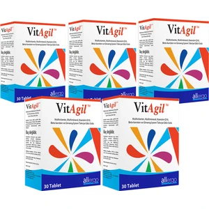 Vitagil Multivitamin Mineral 30 Tablet x 5 Adet