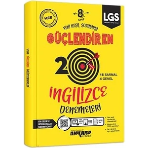 Ankara Yayıncılık 8.Sınıf  Ingilizce 20 Güçlendiren Deneme