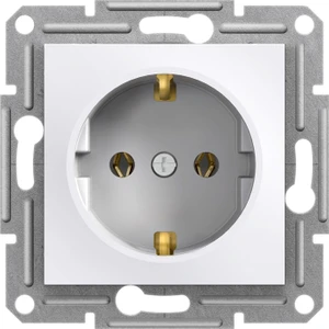 Schneider Electric Schneider Asfora -Topraklı Priz, Beyaz, EPH2970121