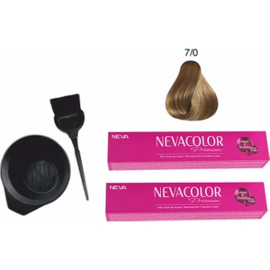 Color Tüp Boya 7 Kumral 50 ml x 2'li + Boyama Seti