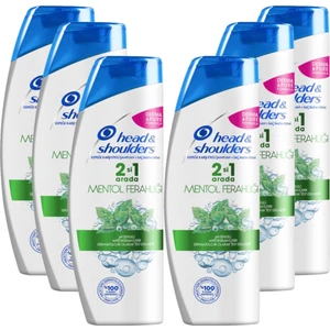Head & Shoulders 2'si 1 Arada Mentol Ferahlığı Şampuan 350 ml x 6 Adet