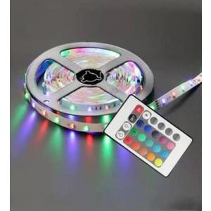 LED Animasyonlu Tak Çalıştır Kumandalı Trafolu Rgb Şerit Işık Aydınlatma 5 Metre