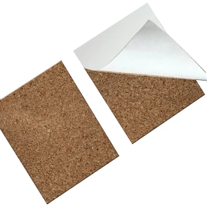 Yapışkanlı Mantar Levha Arkası 2 mm 20 x 30 cm 2'li