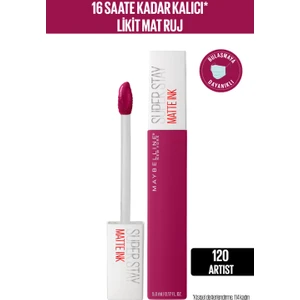 Maybelline New York Super Stay Matte Ink Likit Mat Ruj - 120 Artist - Pembe