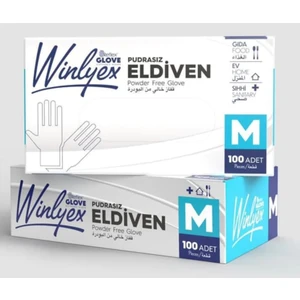 Winylex Eldiven Beden:m 1 Koli (19 Kutu + 1 Kutu)