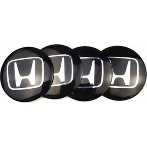 Jant Göbeği Arma Honda Alüminyum 54MM. 4'lü Set Siyah