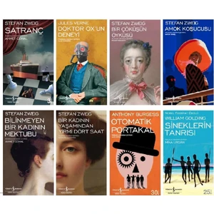Amok Koşucusu - Satranç - Doktor Ox'un Deneyi - Bilinmeyen Bir Kadının Mektubu - 8 Kitap