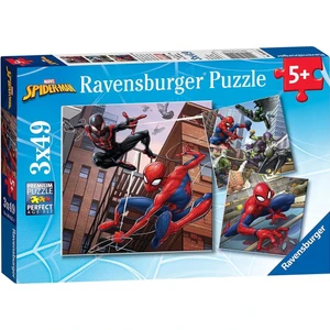Yapboz Örümcek Adam Eylemde 3X49 Parça Puzzle