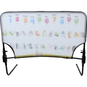 Agubugu Baby - Sayılar ve Harfler Öğretici Katlanabilir Yatak Bariyeri 90CM