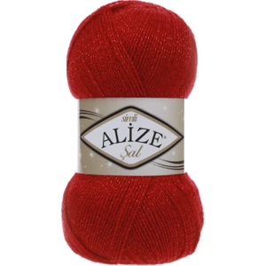 Şal Sim 56 Kırmızı