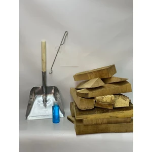 Ceren Mangal Soba, Şömine 20 kg Kesilmiş Kuru Odun . Kürek, Soba Açacağı, Tutuşturma Jeli