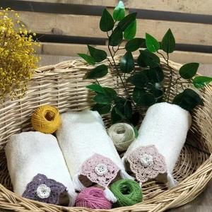 EN Home El Işlemeli Püskül Motif Çeyizlik Havlu