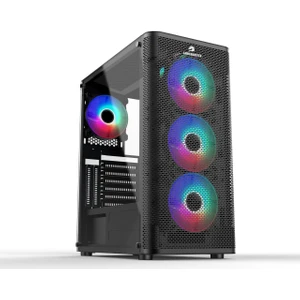 GB-M206B USB3.0 ARGB Fan Siyah Metal Gaming Kasa (PSU Yok) (JBST-GBM206B)