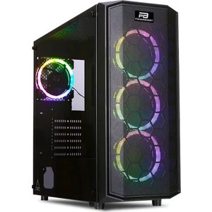 Power Boost X58RGB USB 3.0 Mesh 4 x RGB Fanlı Gaming Kasa (PSU Yok) (JBST-X58RGB)