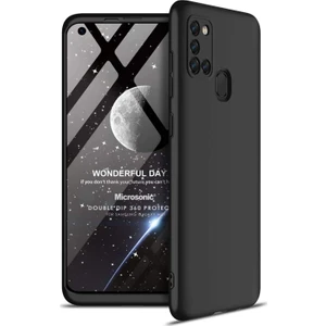 Samsung Galaxy M51 Kılıf Double Dip 360 Protective Siyah