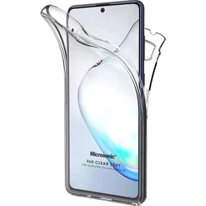 Samsung Galaxy Note 20 Kılıf 6 Tarafı Tam Full Koruma 360 Clear Soft Şeffaf