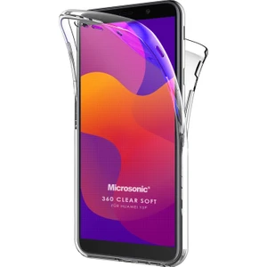 Huawei Y5P Kılıf 6 Tarafı Tam Full Koruma 360 Clear Soft Şeffaf