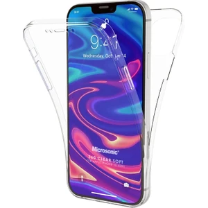 Apple iPhone 12 Mini Kılıf 6 Tarafı Tam Full Koruma 360 Clear Soft Şeffaf