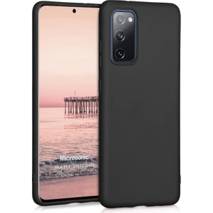 Matte Silicone Samsung Galaxy S20 FE Kılıf Siyah
