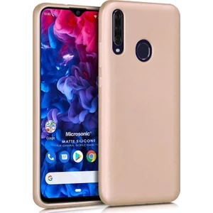 Matte Silicone General Mobile GM 20 Pro Kılıf Gold