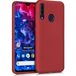Matte Silicone General Mobile GM 20 Pro Kılıf Kırmızı