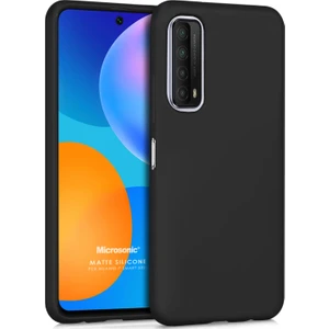 Matte Silicone Huawei P Smart 2021 Kılıf Siyah